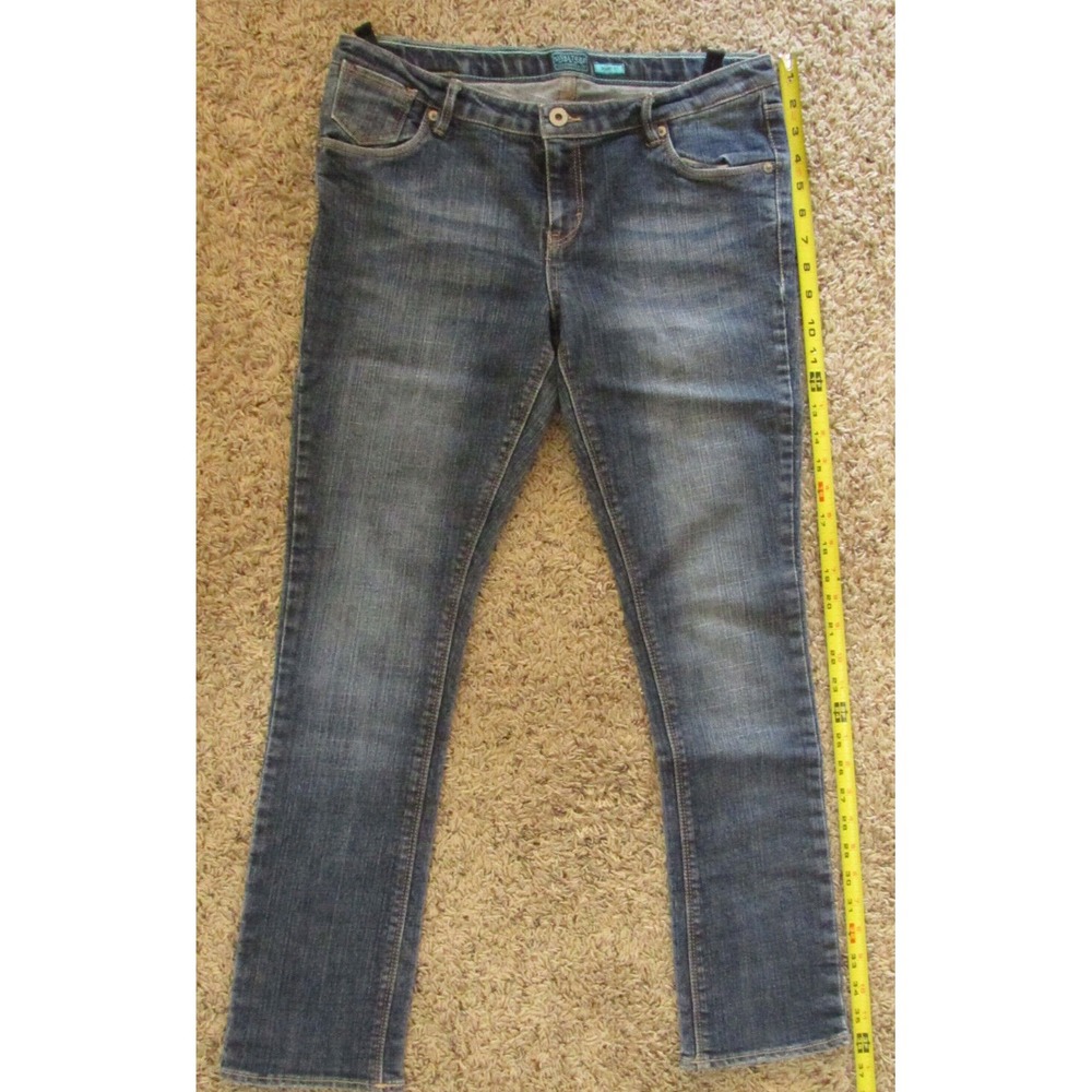 Levi Signature Skinny Fit Blue Jeans Size 16 1/2 Plus Woman Junior (B97)
